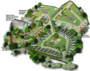 Site plan of Langstone Manor Park